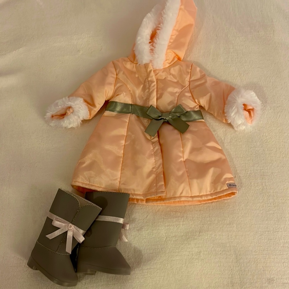 American Girl Doll Pretty Pink Coat Set!